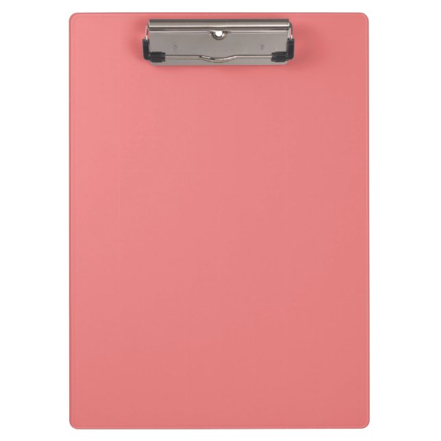 Light Coral Clipboard (Front)