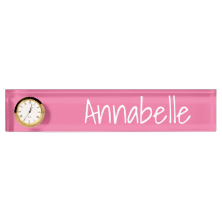 Light Coral Nameplate
