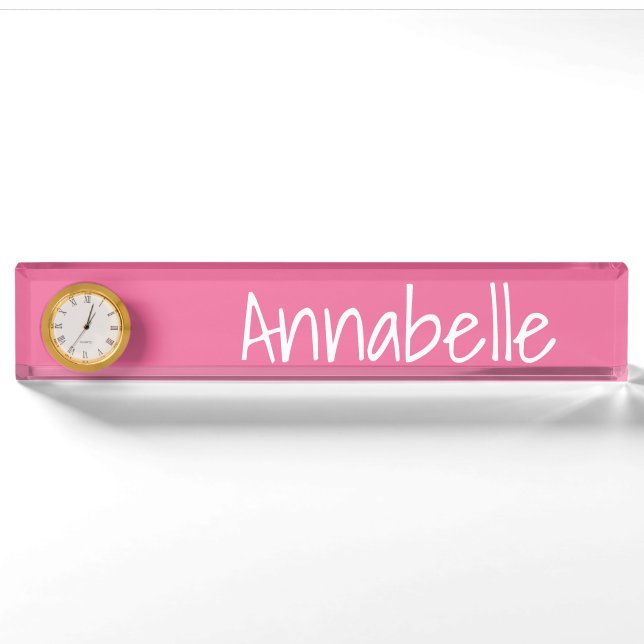 Light Coral Nameplate (Front)