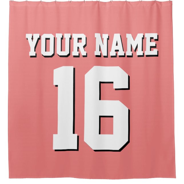 Light Coral White Sports Jersey Team Jersey (Front)