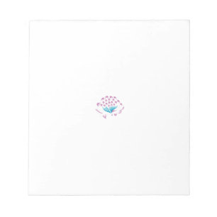 Light Cornflower Blue, Sky Megenta, Girly Notepad