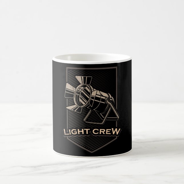 LIGHT CREW Theatre Lighting Technician Stage Coffee Mug (Center)