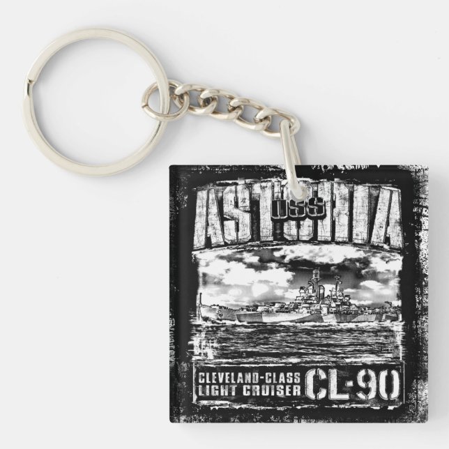 Light cruiser Astoria Keychain (Front)