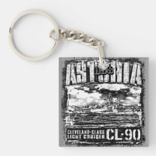 Light cruiser Astoria Keychain