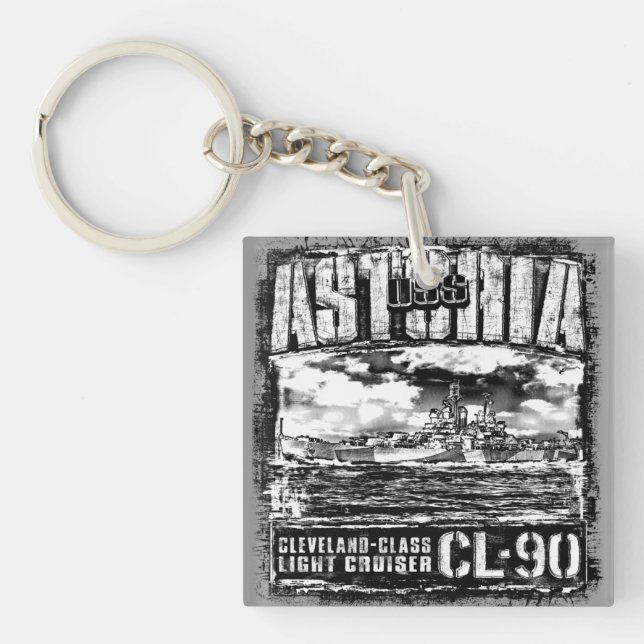 Light cruiser Astoria Keychain (Front)