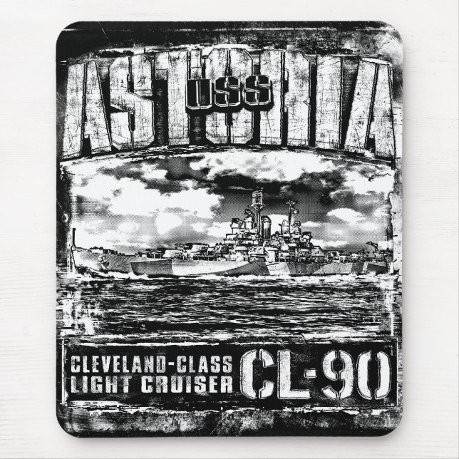 Light cruiser Astoria Mouse Pad (Front)