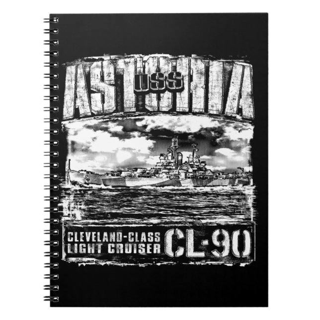 Light cruiser Astoria Notebook (Front)