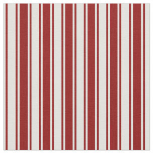 Light Cyan and Dark Red Coloured Stripes Pattern Fabric