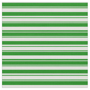 Light Cyan and Green Lined Pattern Fabric