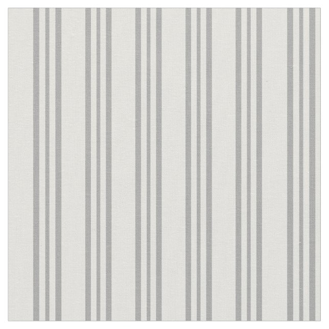 Light Cyan & Dark Grey Coloured Stripes Fabric (Close Up)