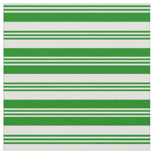 Light Cyan & Green Coloured Pattern of Stripes Fabric