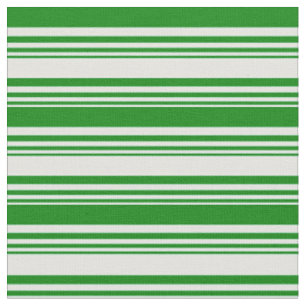 Light Cyan & Green Coloured Stripes Pattern Fabric