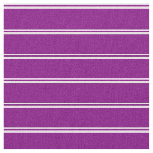 Light Cyan & Purple Striped/Lined Pattern Fabric (Close Up)