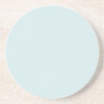 Light Cyan Solid Plain Colour Coaster<br><div class="desc">A simple colour design with many characteristics. As calm, soft, trendy, modern, and fashionable colour.
Hex No.: D4EAEB</div>