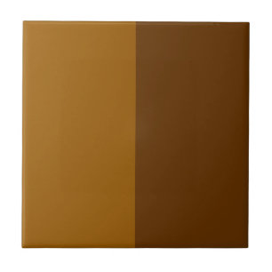 Light Dark Brown Part Half Sides Design Tile