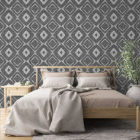 Light Dark Medium Grey Black Squares Art Pattern