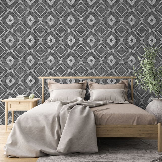 Light Dark Medium Grey Black Squares Art Pattern Wallpaper (Creator Uploaded)