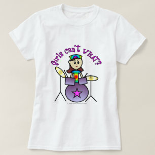 Light Drummer Girl T-Shirt