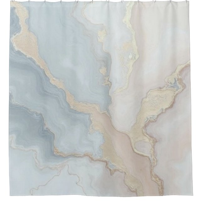 Light Dusty Blue Grey Beige Cream Abstract (Front)
