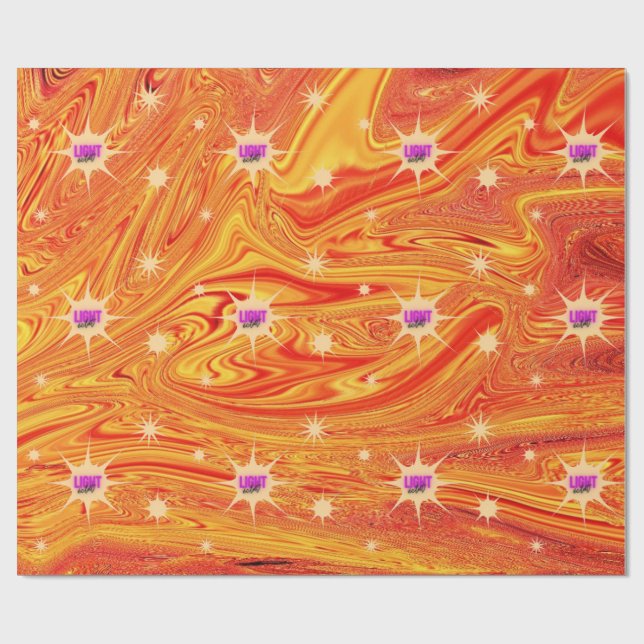 LIGHT éclat – A Design That Shines Wrapping Paper (Flat)