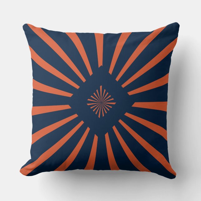 Light Effect Geometry Patterns; Line Graphic Throw Pillow (Front)