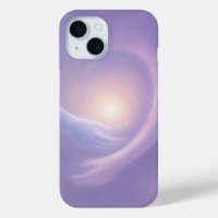 Light Embrace Abstract Lavender Aura