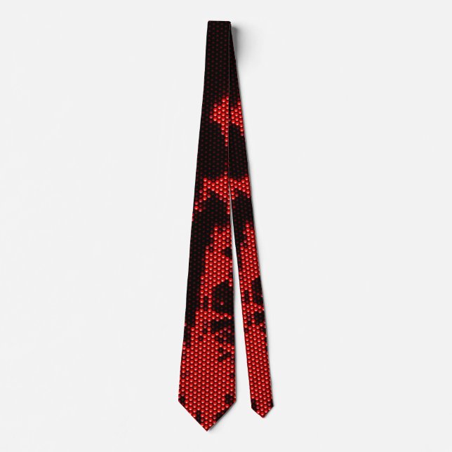 Light Emitting Diode Zeppelin Fun Necktie (Front)