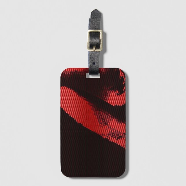 Light Emitting Diode Zeppelin Luggage Tag (Front Vertical)