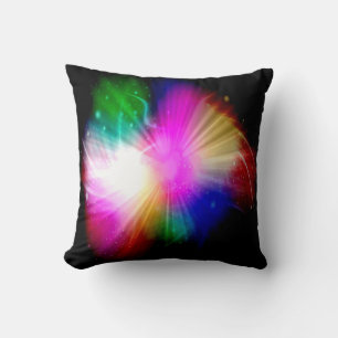Light fantasy abstract art 2 throw pillow