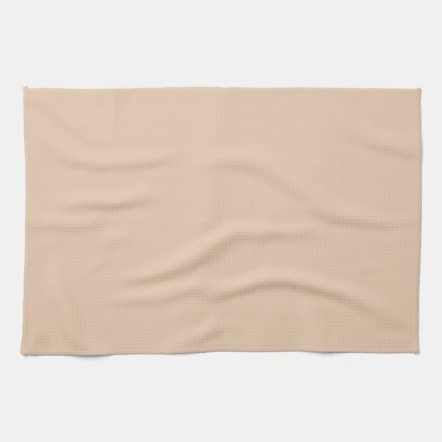 Light Fawn Solid Colour Kitchen Towel (Horizontal)