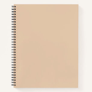 Light Fawn Solid Colour Notebook
