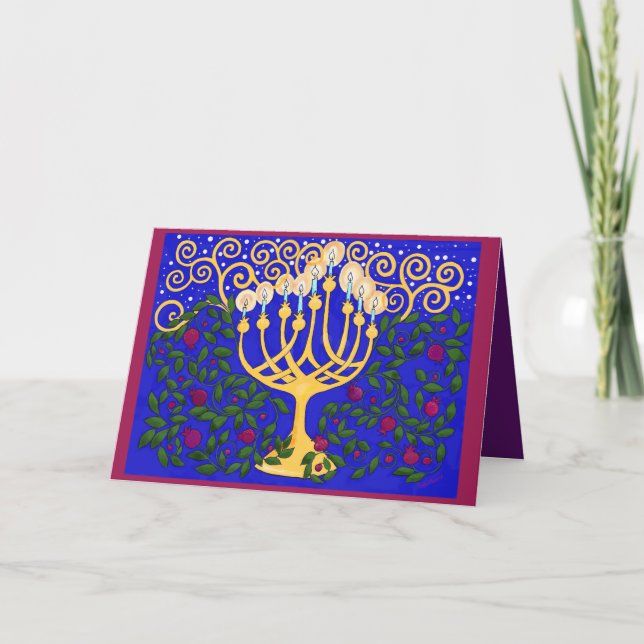 Light Filled Hanukkah Card (Front)