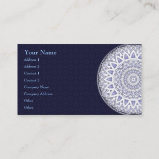 Light Flake Mandala • Business Card