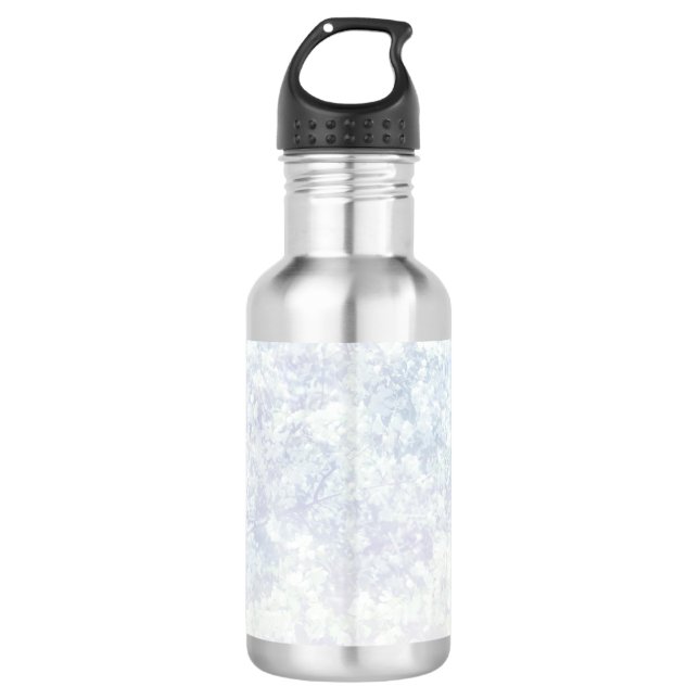 Light Floral Pattern Background Template 532 Ml Water Bottle (Front)