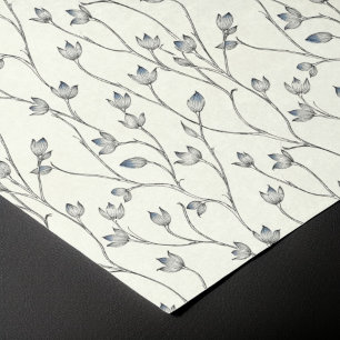 Light Floral Pattern Tissue Paper