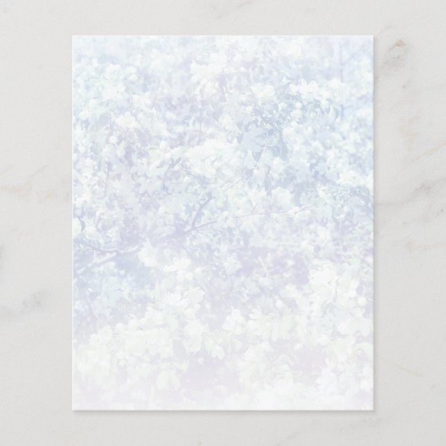 Light Floral Texture Background Template Flyer (Front)