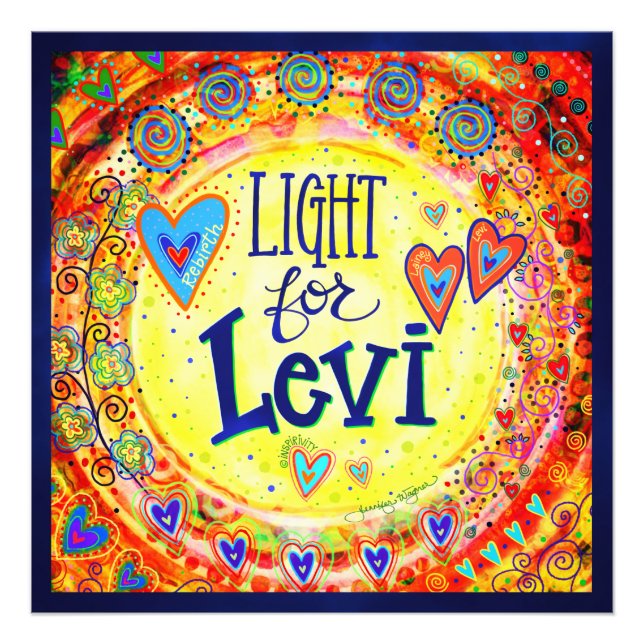 ‘Light for Levi’ Inspirivity Photo Print (Front)