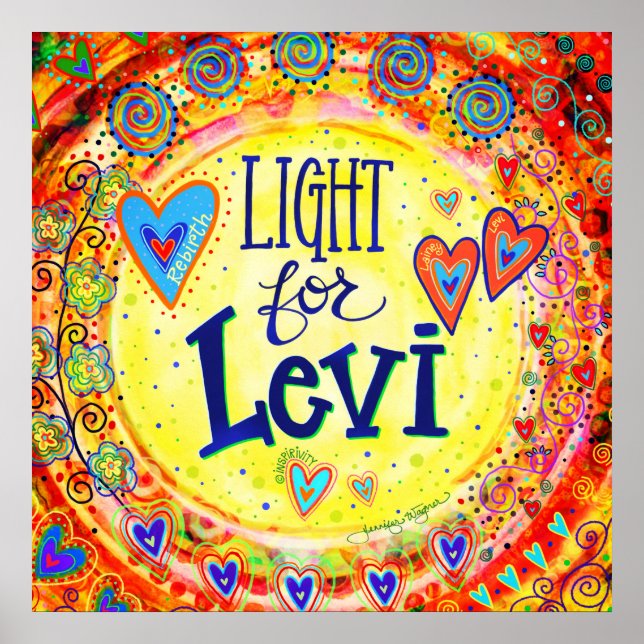 ”Light for Levi” Inspirivity Poster (Front)