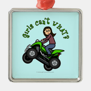 Light Four-Wheeler Metal Ornament