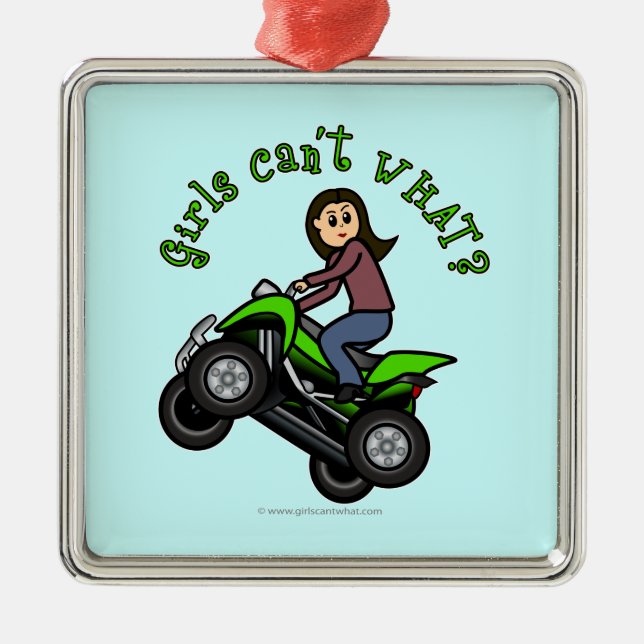 Light Four-Wheeler Metal Ornament (Front)