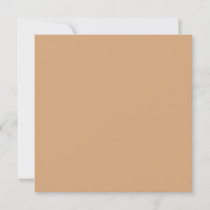 Light French Beige Solid Colour Flat Thank You Car Card