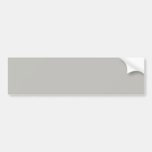 Light French Grey Solid Colour Bumper Sticker