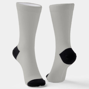 Light French Grey Solid Colour Socks