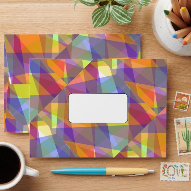 Light Geometric - A7 Envelope (Desk)