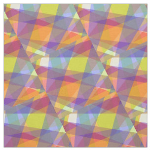 Light Geometric - Combed Cotton Fabric