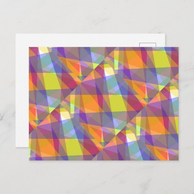 Light Geometric - Postcard (Front/Back)