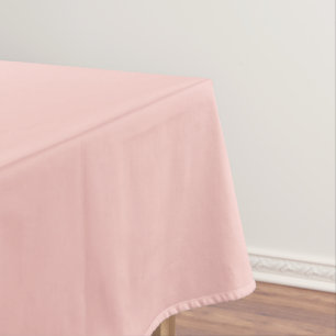 Light Gossamer Pink, Solid Colour Pastel Pink Tablecloth