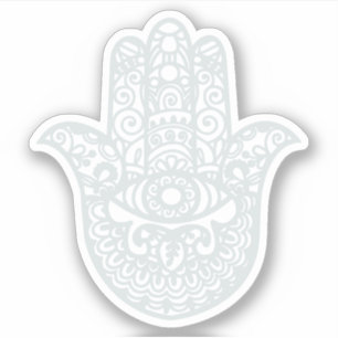 Light Gray Khamsa Hand Good luck