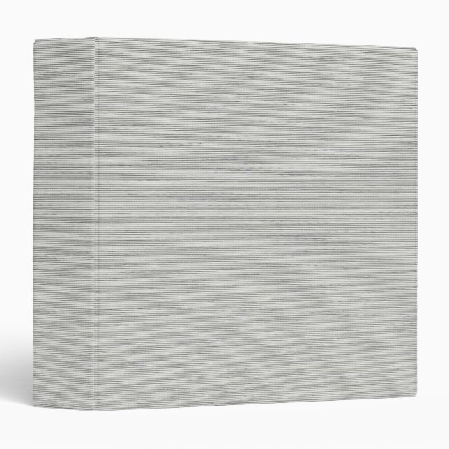 Light Gray Linen Fabric Texture Simple Blank Binder (Front/Spine)