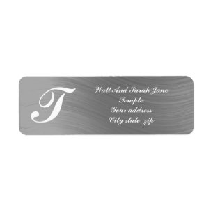 LIGHT GRAY return address